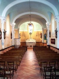 La nef de l'église Saint Vincent